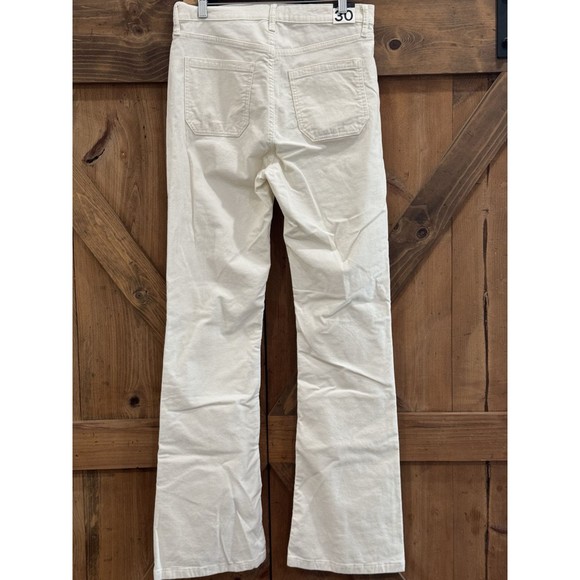 GAP Women's Size 10T White Corduroy 70s Flare High Rise Pants New - Picture 5 of 5